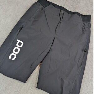POC Cycling Shorts Mens L Black Guardian Air Mountain Bike Essential Performance